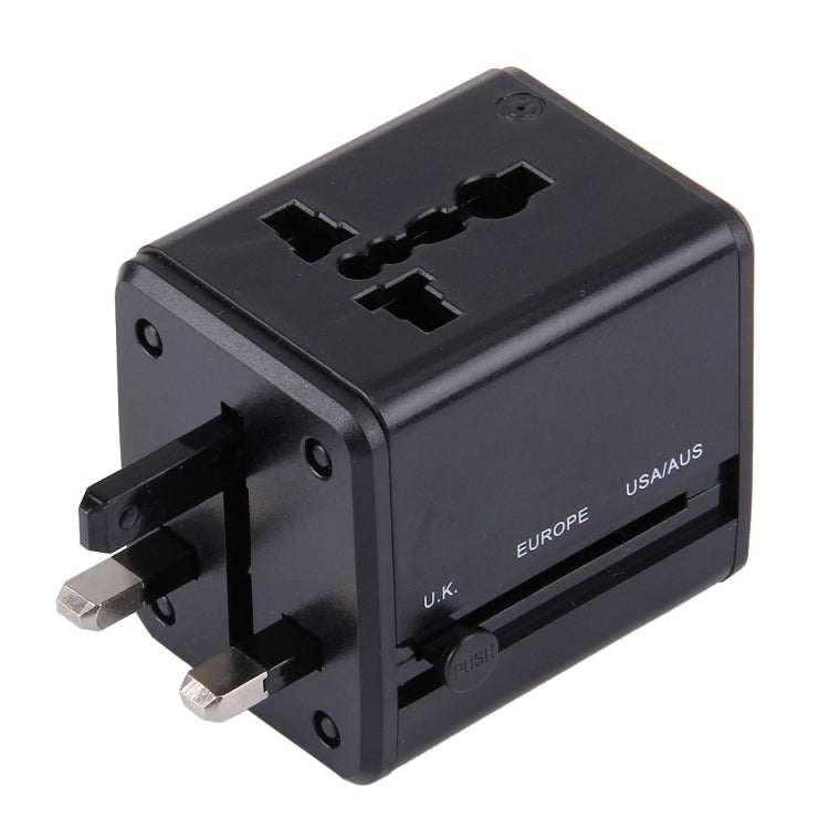 Universal Worldwide Travel Plug Adapter with Built-in Dual USB Charger for US, UK, Australia, EU