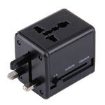 Adattatore universale da viaggio con doppia porta USB