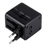 Adattatore universale da viaggio con doppia porta USB