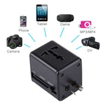 Adattatore universale da viaggio con doppia porta USB