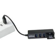 2 in 1 USB 2.0 480 Mbps 3 porte HUB COMBO + lettore di schede Micro SD / T-FLASH SD / SDHC / SDXC per Windows XP / Vista / 8.1 / 7/8, MAC, ecc., USB 2.0 (White), USB 2.0 (Black)