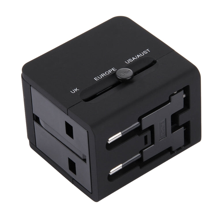 Adattatore per caricabatterie con doppia presa di alimentazione USB 5V 2.1A, spina UK / EU / US / AU, 5V 2.1A