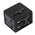 Adattatore caricabatterie doppia USB 5V 2.1A spina UK/EU/US/AU