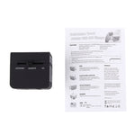 Adattatore caricabatterie doppia USB 5V 2.1A spina UK/EU/US/AU