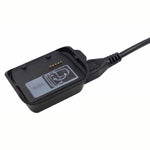 Per Samsung Gear 2 R380 Caricabatterie per base di ricarica con cavo USB (nero)