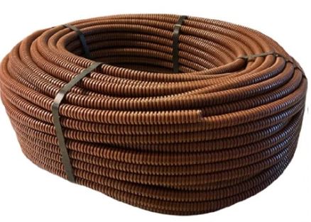 Tubo corrugato pieghevole senza tirafilo 20mm 50m marrone TC2020MARRONE