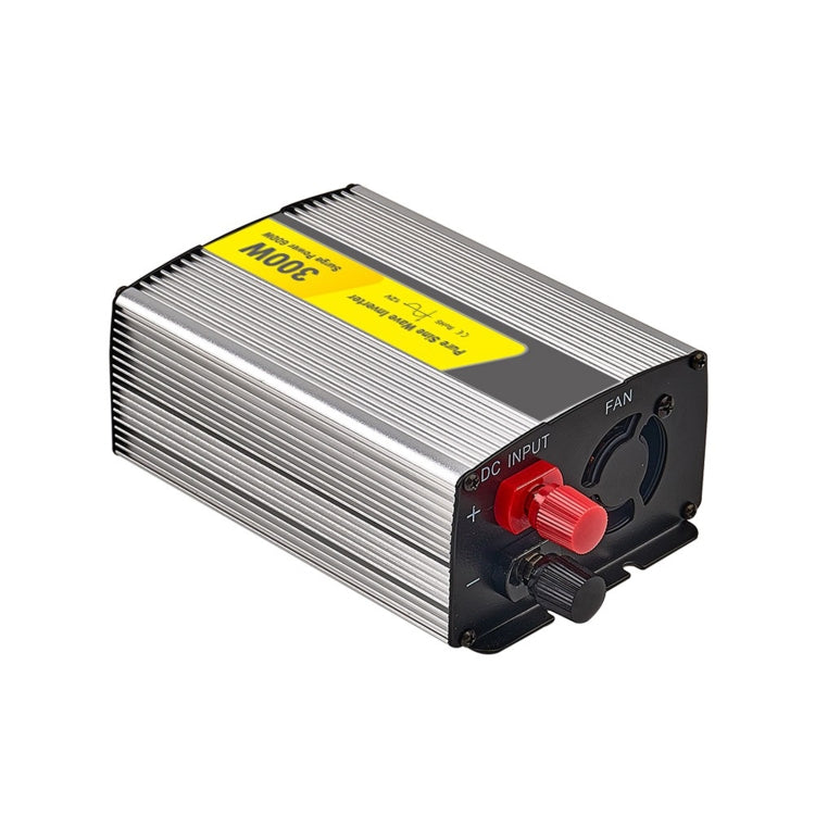 SUVPR DY-LG300S 300W da CC a CA 220V 50Hz Inverter di alimentazione per auto a onda sinusoidale pura con presa di alimentazione universale, 300W DC 12V, 300W DC 24V