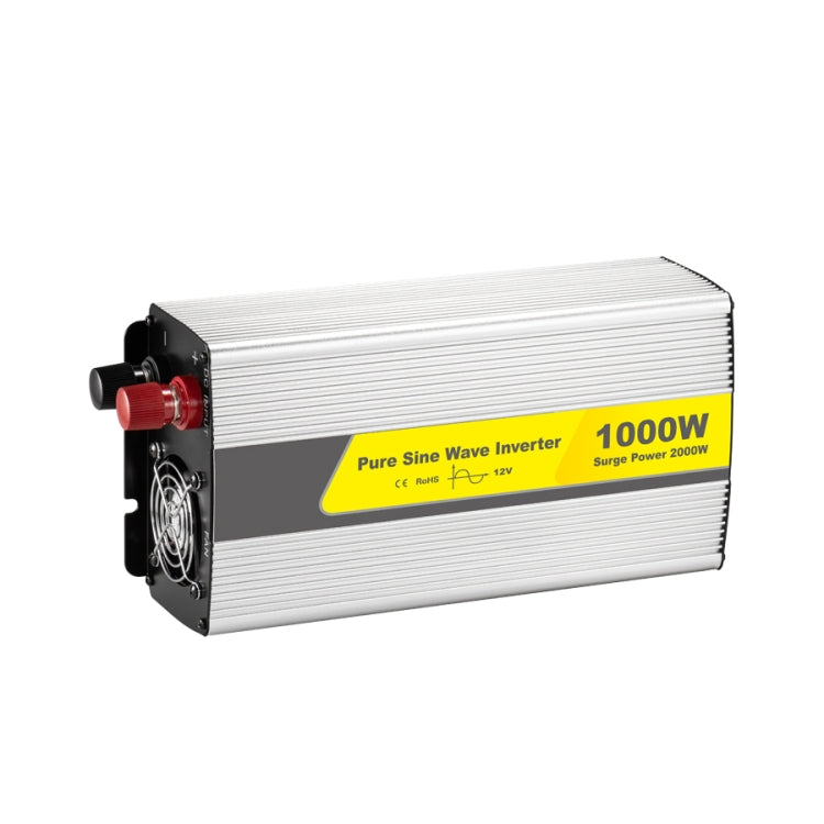 SUVPR DY-LG1000S 1000W da CC a CA 220V 50Hz Inverter di alimentazione per auto a onda sinusoidale pura con presa di corrente universale, 1000W DC 12V, 1000W DC 24V