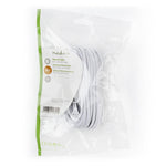 Cavo per telecomunicazioni Maschio RJ11 - Maschio RJ11 10m Bianco 5412810296910 541281029691  TCGP90200WT100 ND3160