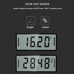 Inclinometro con display digitale con righello dell'angolo di adsorbimento magnetico a vibrazione multi-angolo, Adsorption Angle Ruler