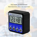 Inclinometro con display digitale con righello dell'angolo di adsorbimento magnetico a vibrazione multi-angolo, Adsorption Angle Ruler