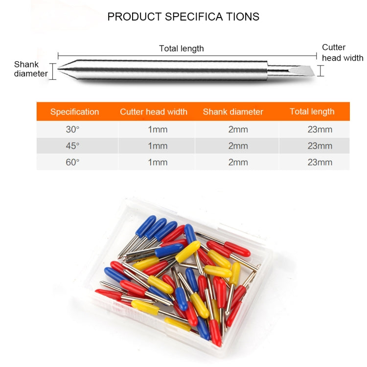 50 pezzi 30/45/60 gradi strumenti per intaglio affilati e durevoli, Carving Tools