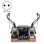 SUGON T1602 Stazione di saldatura elettrica a doppia stazione 220V con doppia impugnatura, spina europea, T1602, EU Plug