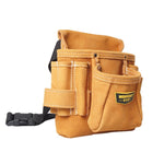 WINHUNT Tasca per la riparazione della borsa degli attrezzi elettrici in pelle bovina addensata multifunzione, WH037