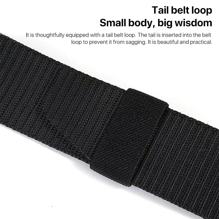 Cintura da uomo casual alla moda in nylon da 120 cm