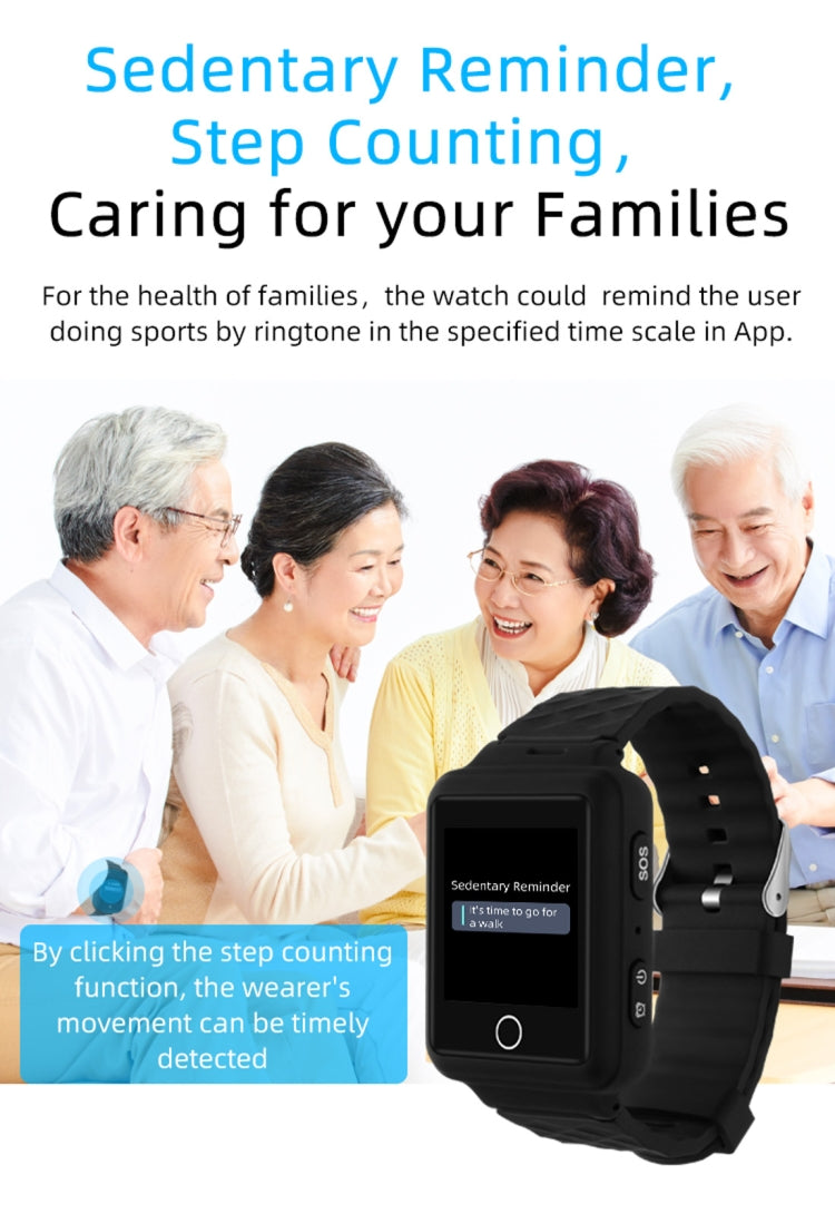 REACHFAR RF-V46-A Cinturino GPS Smart Tracker, Supporto SOS / Fotocamera / Gestione salute / 4G LTE / Pressione sanguigna / Frequenza cardiaca, Per Asia/Europa/Africa, RF-V46-A