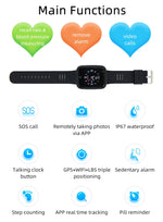 REACHFAR RF-V46-A Cinturino GPS Smart Tracker, Supporto SOS / Fotocamera / Gestione salute / 4G LTE / Pressione sanguigna / Frequenza cardiaca, Per Asia/Europa/Africa, RF-V46-A