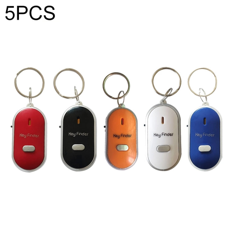 5 PCS ZG808 LED Key Finder Controllo vocale Dispositivo anti-smarrimento, consegna colore casuale, ZG808
