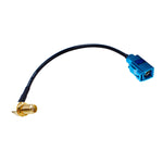 20 cm SMA maschio gomito a Fakra Z femmina adattatore connettore cavo RG174, SMA Male Elbow to Fakra Z Female