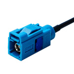 20 cm SMA maschio gomito a Fakra Z femmina adattatore connettore cavo RG174, SMA Male Elbow to Fakra Z Female