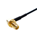 20 cm SMA maschio gomito a Fakra Z femmina adattatore connettore cavo RG174, SMA Male Elbow to Fakra Z Female