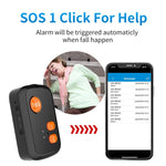 V51 B Style IP67 Impermeabile 4G LTE 3G 2G GSM Anziani Pulsante SOS Allarme di emergenza GPS Tracker per Nord America/Sud America/Australia, V51 B Style
