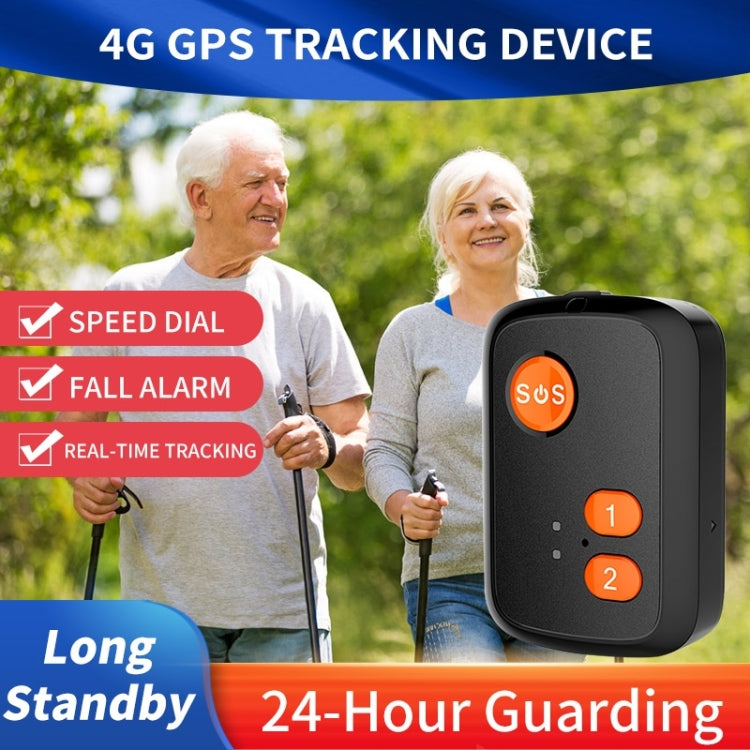 V51 B Style IP67 Impermeabile 4G LTE 3G 2G GSM Anziani Pulsante SOS Allarme di emergenza GPS Tracker per Nord America/Sud America/Australia, V51 B Style