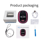 REACHFAR RF-V45-B Mini Touch Screen GPS Smart Tracker Ciondolo, Supporto SOS / Fotocamera / Gestione salute / 4G LTE, Per Nord America / Sud America / Australia, RF-V45-B Touch Screen