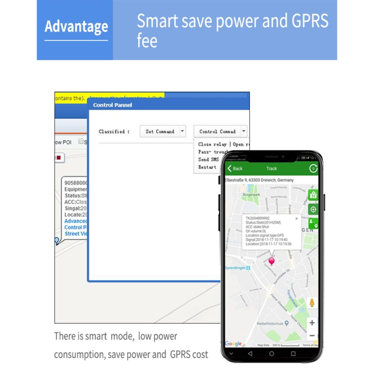 TK306 2G OBD II Realtime Car Truck Tracking GSM GPRS GPS Tracker, supporto AGPS, TK306