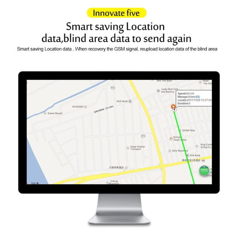 TK108 2G 4PIN Localizzatore GPS GSM GPRS in tempo reale per camion per auto, supporto AGPS con relè e batteria, 4PIN