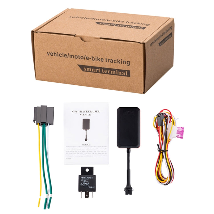 TK108 2G 4PIN Localizzatore GPS GSM GPRS in tempo reale per camion per auto, supporto AGPS con relè e batteria, 4PIN