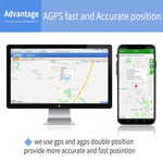 TK202A Localizzatore GPS 4G per auto e camion, con supporto GSM GPRS e AGPS, capacità della batteria: 6500 mAh, 4G 6500mAh