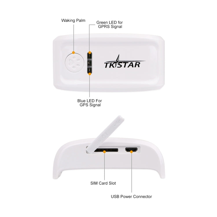 Localizzatore GPS TK-909 per animali domestici