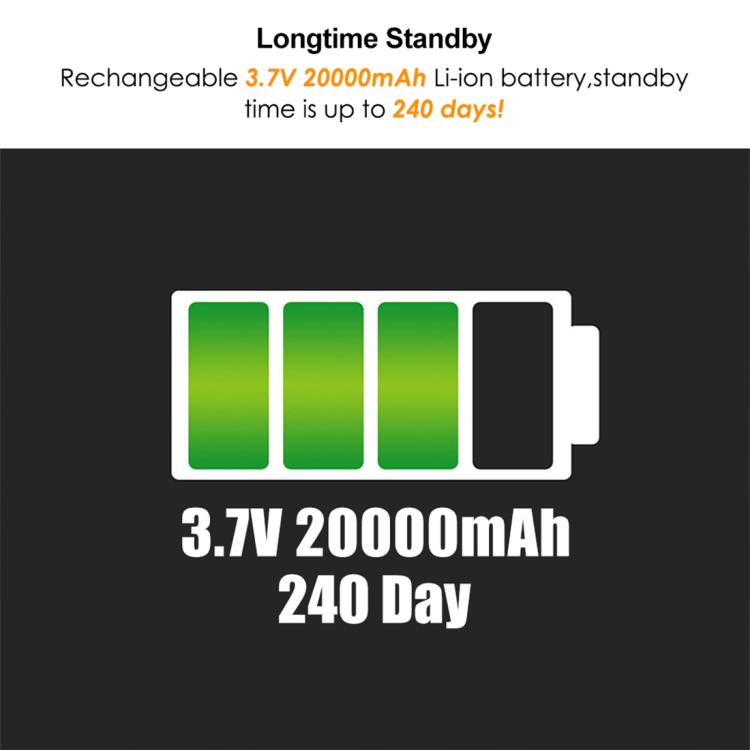 Localizzatore GPS 4G per auto, camion e veicoli, con 240 giorni di autonomia in standby e batteria da 20000 mAh, spina europea, compatibile con TL209C., TL209C 4G, EU Plug