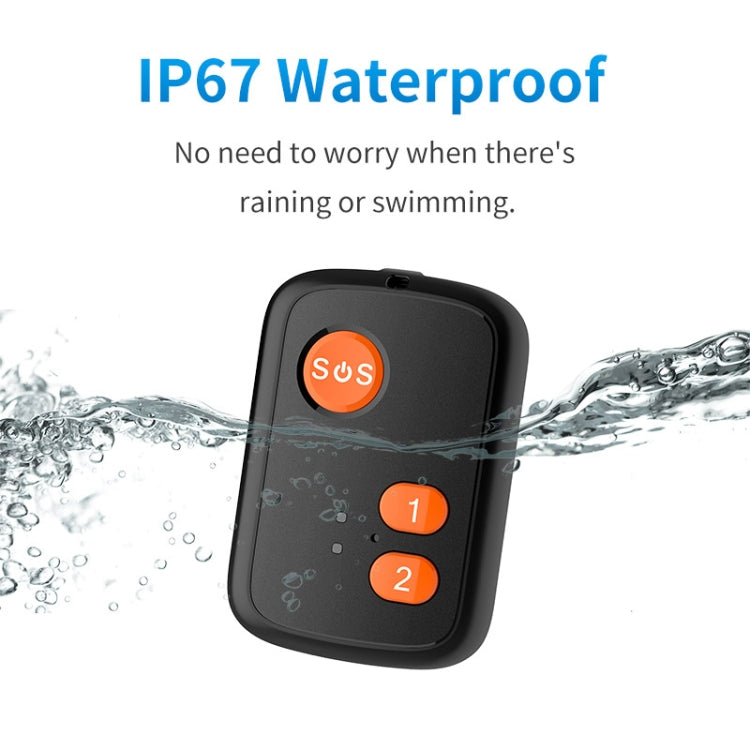 V51 A Style IP67 Impermeabile 4G LTE 3G 2G GSM Pulsante SOS per anziani Allarme di emergenza GPS Tracker per Asia / Europa / Africa, V51 A Style