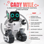 JJR/C R4 Cady Wile Telecomando intelligente da 2,4 GHz Robo-advisor Robot per la gestione del denaro Giocattolo con luce a LED colorata, Distanza del telecomando: 15 m, Fascia d'età: 8 anni sopra, R4