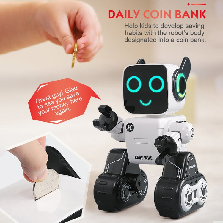 JJR/C R4 Cady Wile Telecomando intelligente da 2,4 GHz Robo-advisor Robot per la gestione del denaro Giocattolo con luce a LED colorata, Distanza del telecomando: 15 m, Fascia d'età: 8 anni sopra, R4