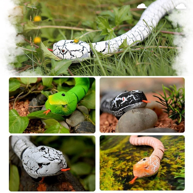 Tricky Funny Toy Telecomando a infrarossi Spaventoso serpente raccapricciante, Dimensioni: 38 * 3,5 cm, Snake (Black), Snake (Orange), Snake (Green), Snake (White)