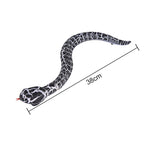 Tricky Funny Toy Telecomando a infrarossi Spaventoso serpente raccapricciante, Dimensioni: 38 * 3,5 cm, Snake (Black), Snake (Orange), Snake (Green), Snake (White)