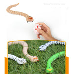 Tricky Funny Toy Telecomando a infrarossi Spaventoso serpente raccapricciante, Dimensioni: 38 * 3,5 cm, Snake (Black), Snake (Orange), Snake (Green), Snake (White)