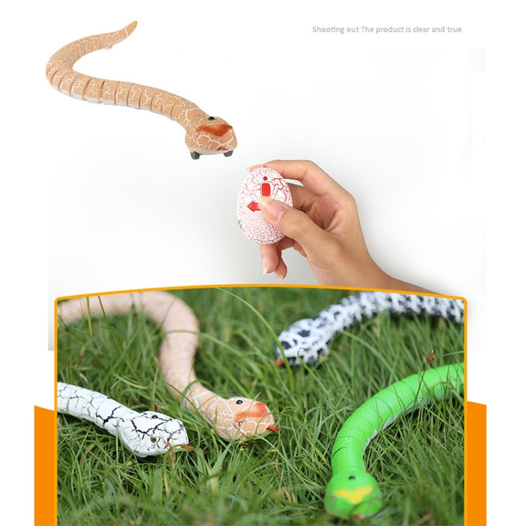 Tricky Funny Toy Telecomando a infrarossi Spaventoso serpente raccapricciante, Dimensioni: 38 * 3,5 cm, Snake (Black), Snake (Orange), Snake (Green), Snake (White)