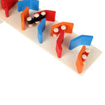 Puleggia per pista in legno per giocattoli educativi, Track Pulley