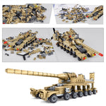 KAZI Super Tanks Set 16 in 1 Blocchi Costruzione