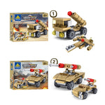 KAZI Super Tanks Set 16 in 1 Blocchi Costruzione