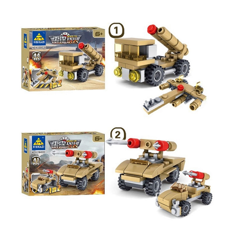 KAZI Super Tanks Set 16 in 1 Blocchi Costruzione