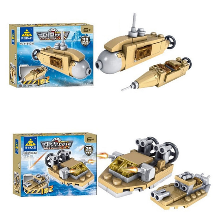 KAZI Super Tanks Set 16 in 1 Blocchi Costruzione