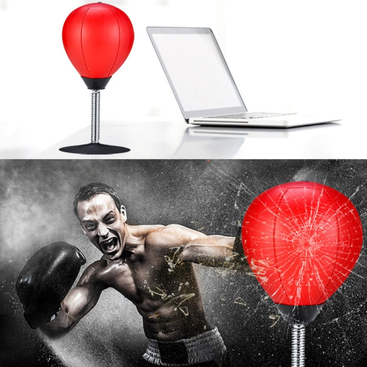 Palla da boxe da tavolo con ventosa in pelle PU