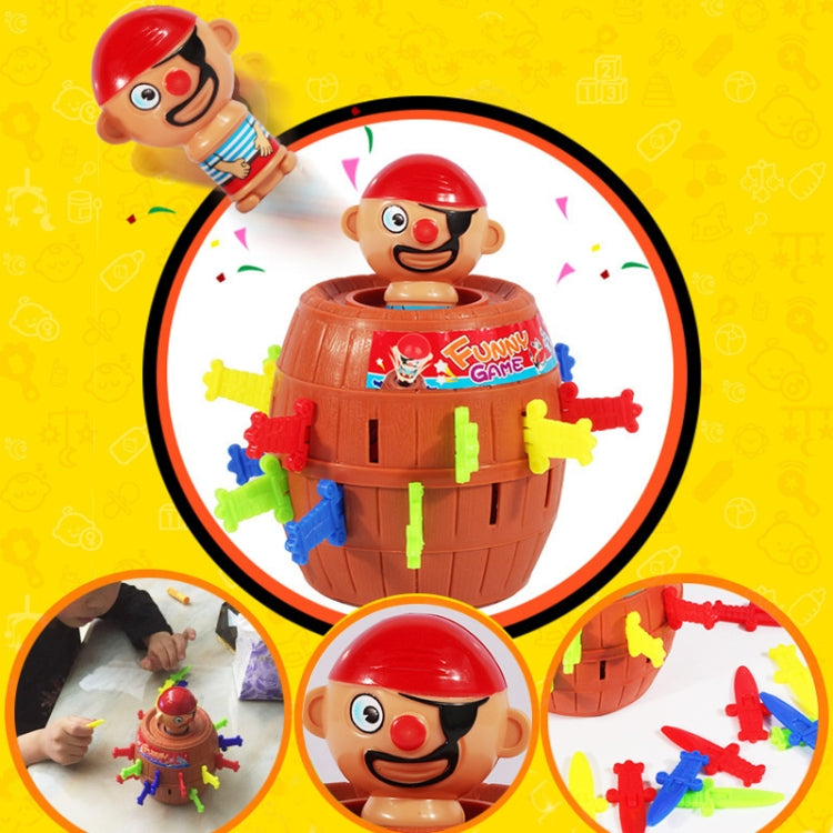 2 PCS Tricky Toys The Pirates Uncle Insert Sword Barrel Gioco da tavolo, Pirate Barrel