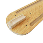 Mini gioco da bowling in legno da tavolo 29,5x10 cm