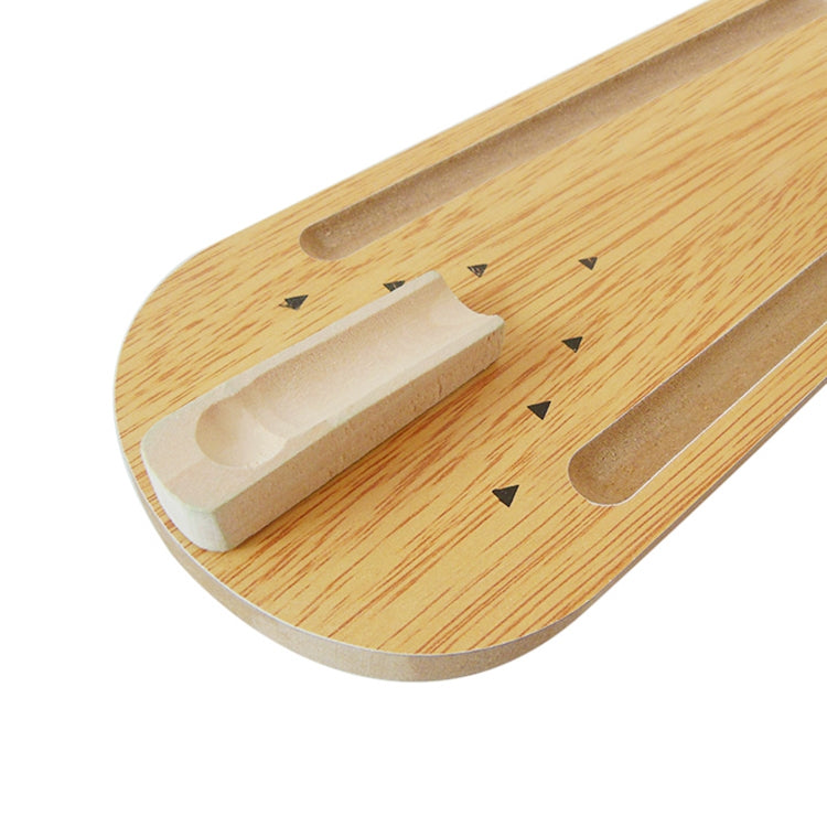 Mini gioco da bowling in legno da tavolo 29,5x10 cm